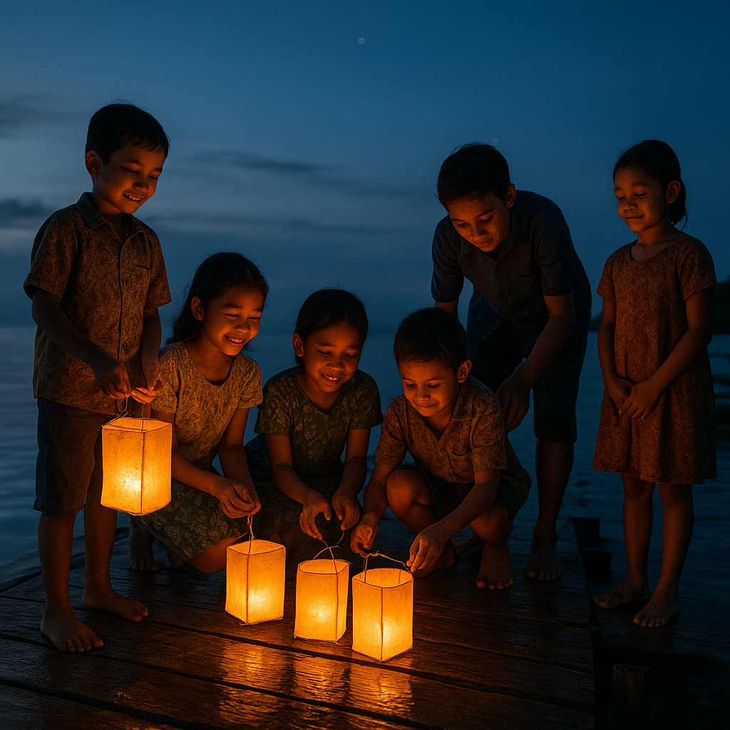 Lampion di Dermaga: Perayaan Hari Anak di Pulau Terdepan Sibaranun