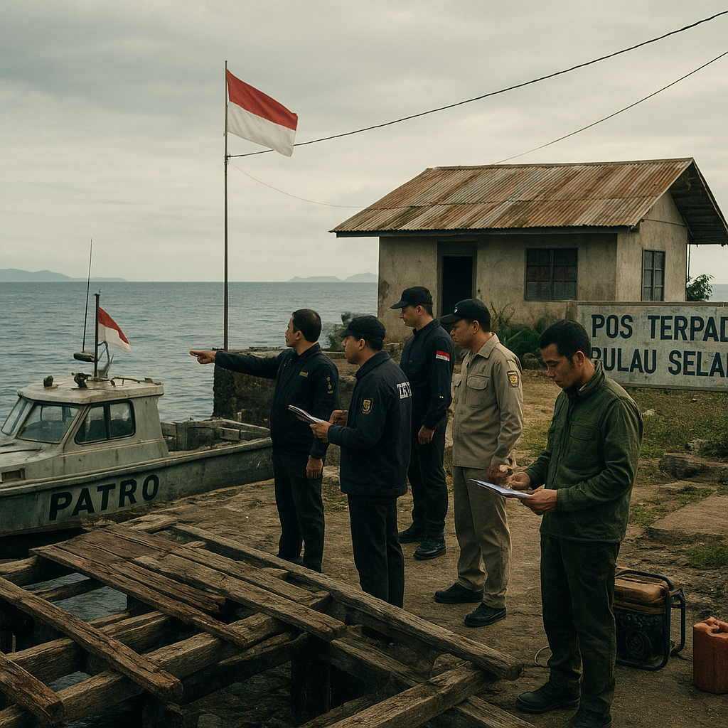 Kemenko Polkam Dorong Pemenuhan Kebutuhan Sarana Prasarana Pertahanan Pulau Selaru untuk Perkuat Kedaulatan di Wilayah Perbatasan