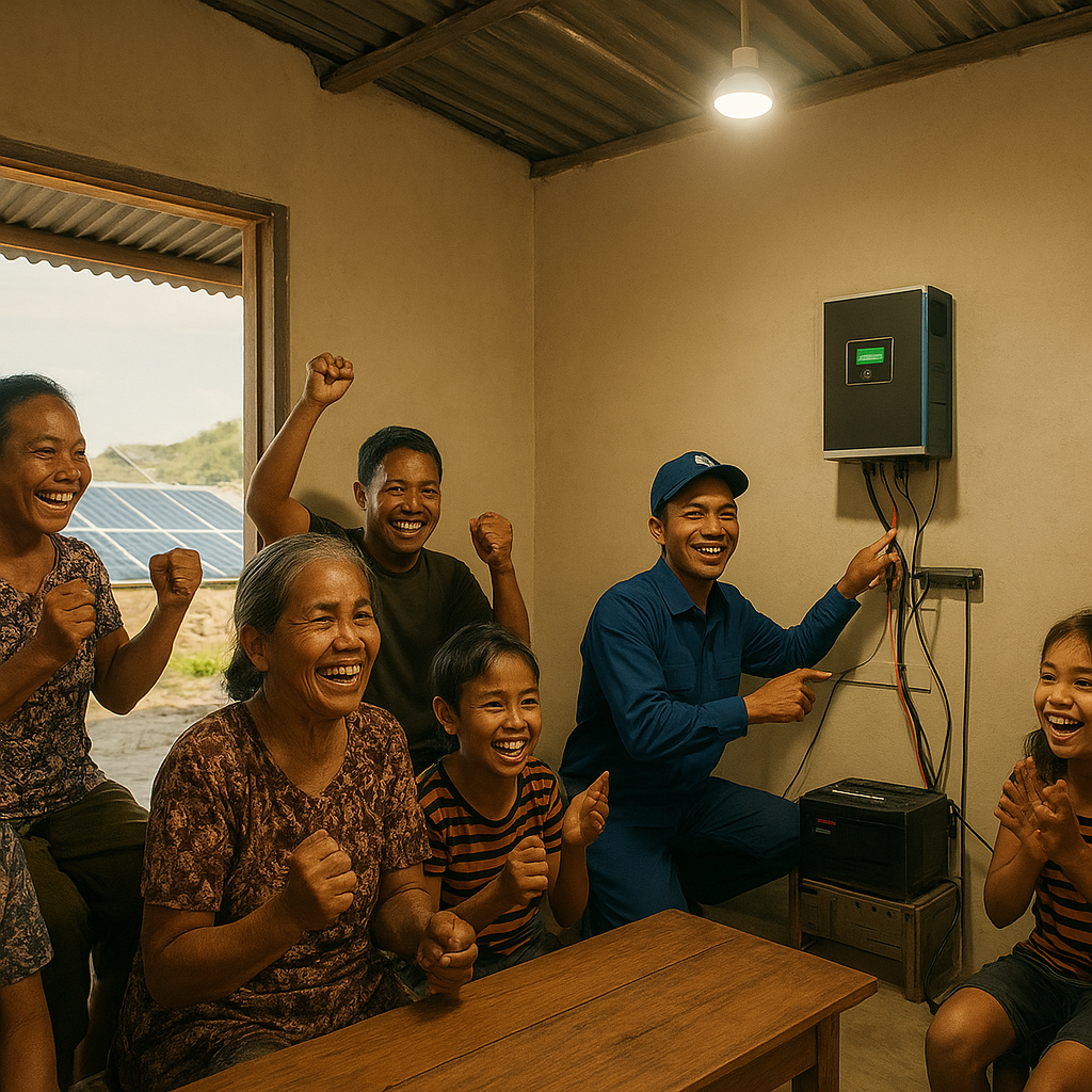 Pembangunan Jaringan Listrik Tenaga Surya di Pulau-Pulau Terluar NTT Dimulai