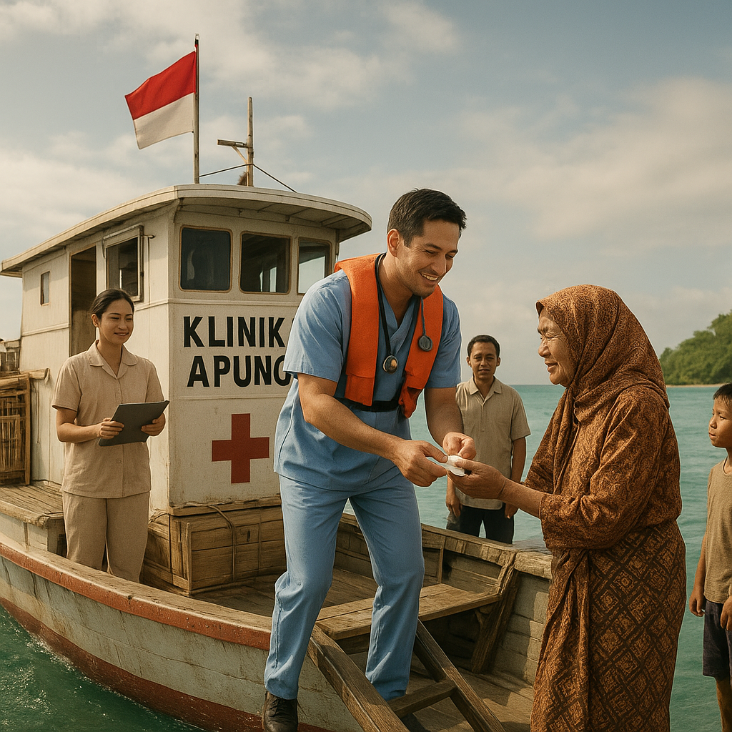Klinik Apung di Kepulauan Talaud: Dokter Berlayar Menembus Ombak untuk Sehatkan Warga