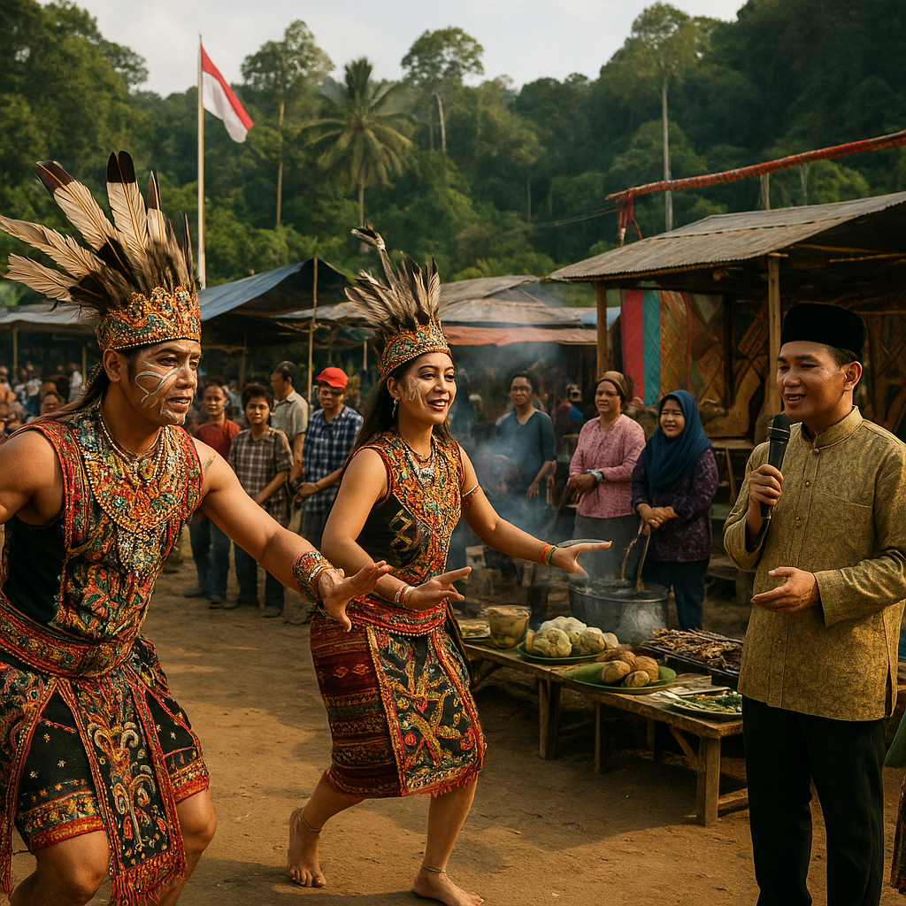 Festival Budaya Perbatasan di Entikong: Tarian, Lagu, dan Kuliner yang Merajut Kebhinekaan
