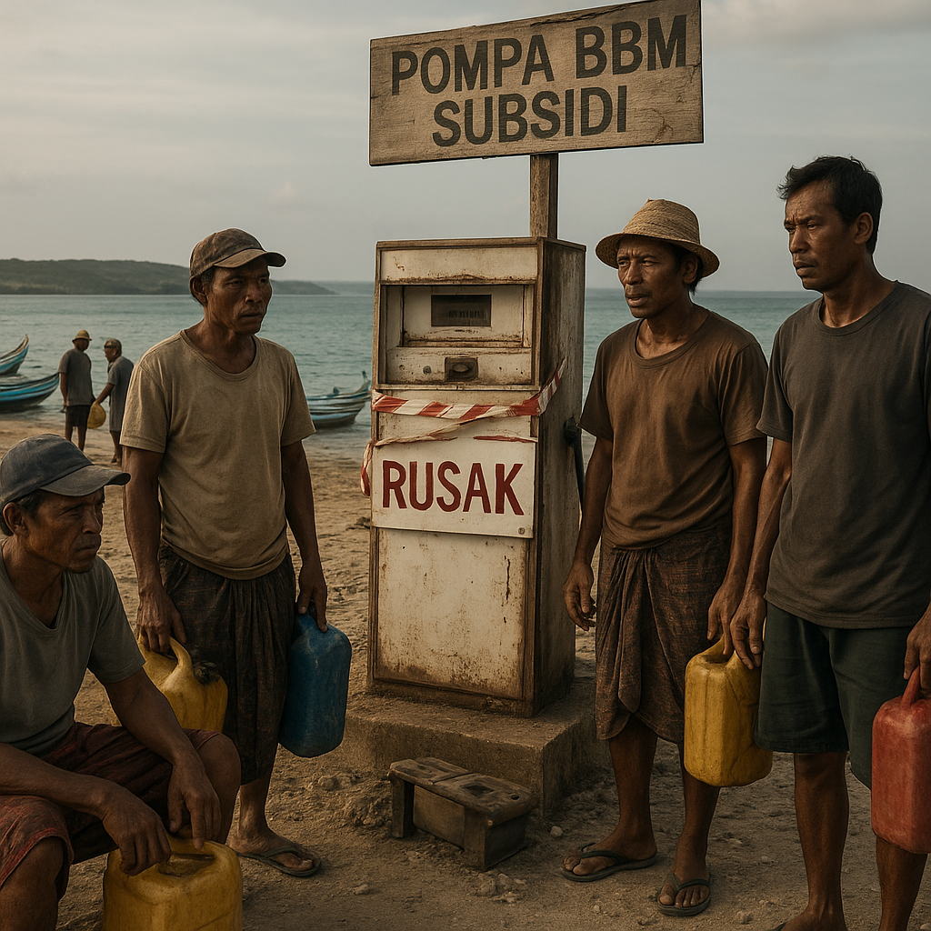Suara Nelayan Pulau Rote: 'Kami Butuh Pompa BBM, Bukan Sekedar Janji'