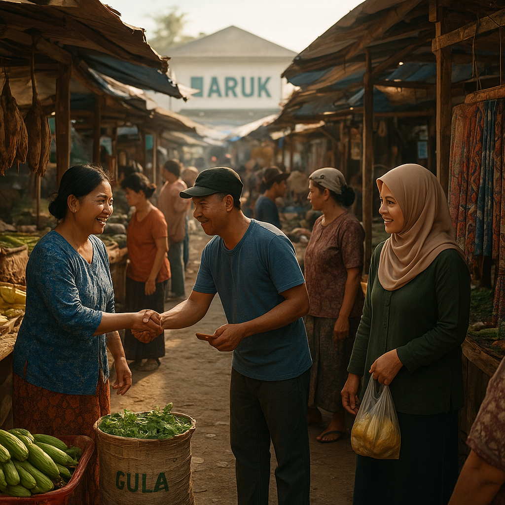 Pasar Tradisional Perbatasan di Aruk, Kalbar: Pertemuan Budaya Indonesia-Malaysia