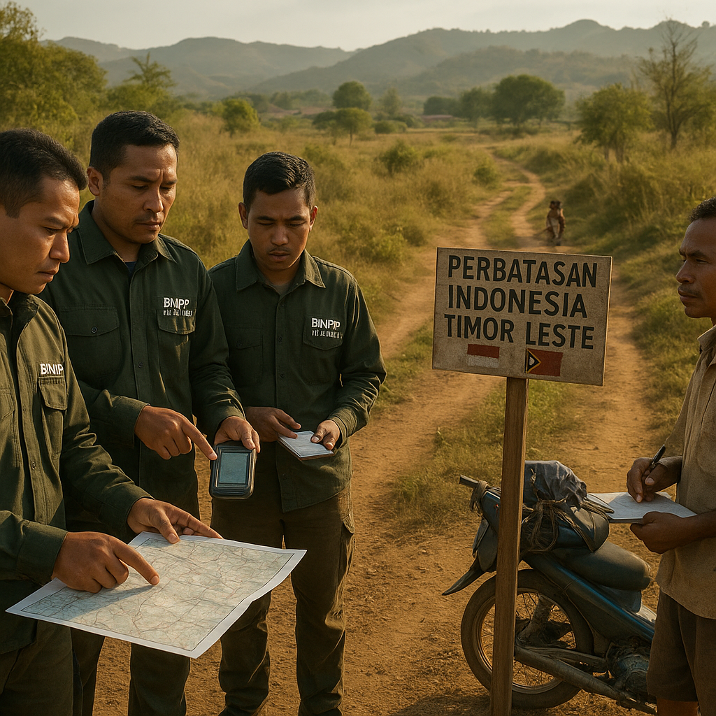 BNPP Kupang Survei Jalur Tidak Resmi Perbatasan Indonesia-Timor Leste
