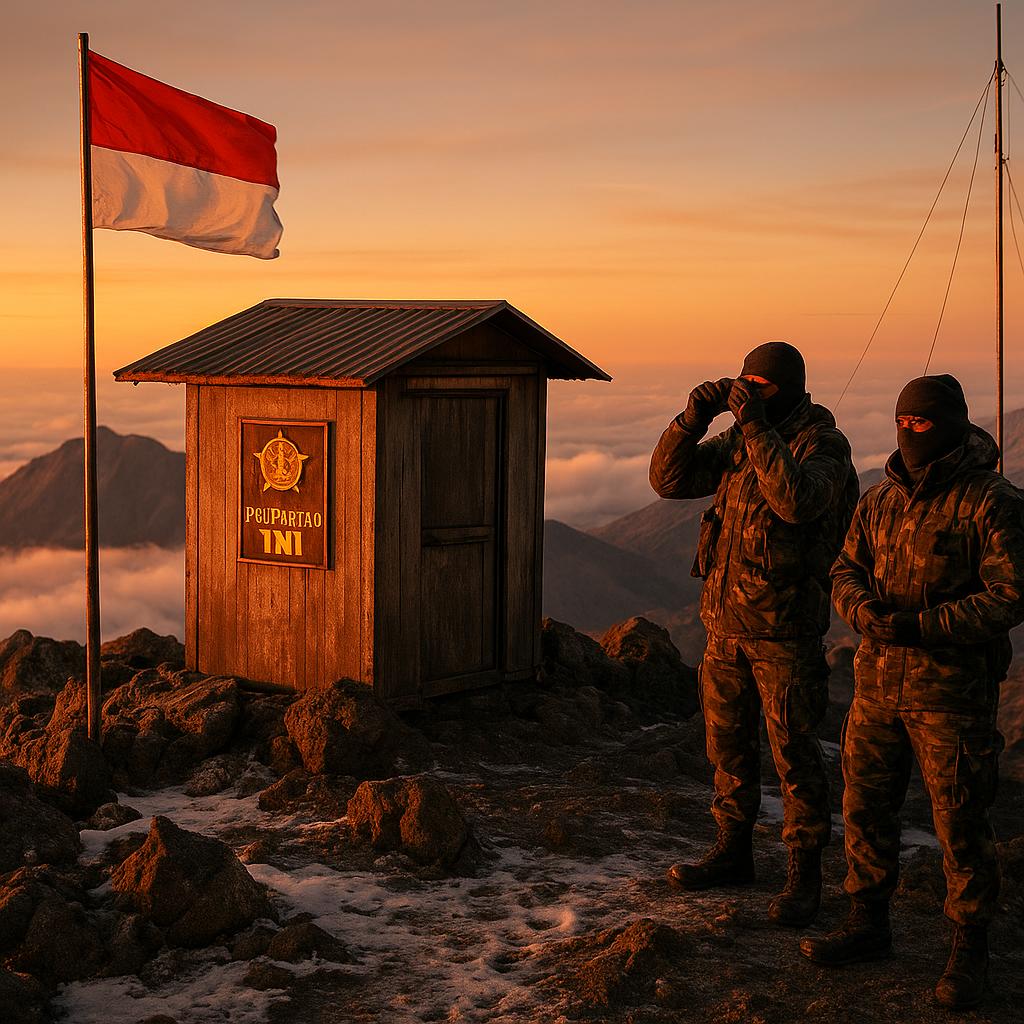 Pos Pantau di Gunung Mandala: Mata Indonesia Menghadap Papua Nugini