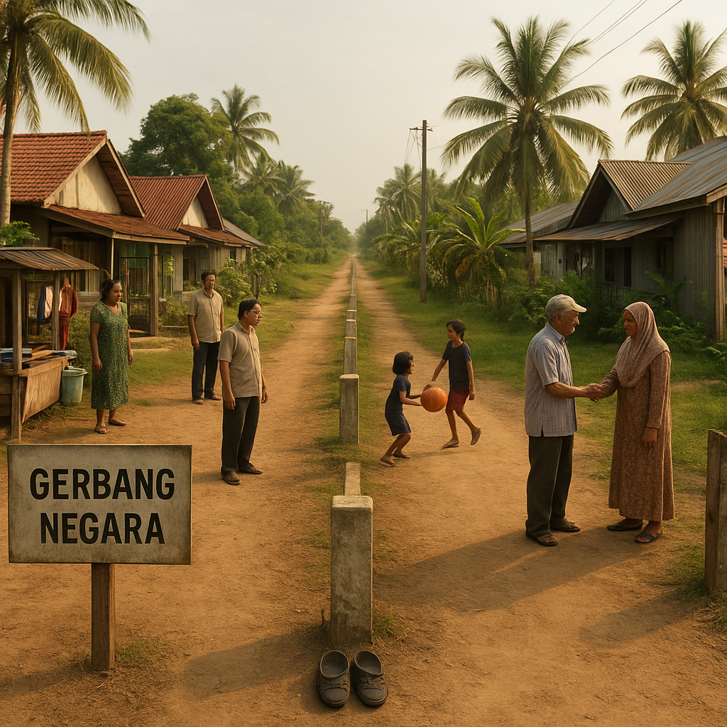 Gerbang Negara di Sebatik: Antara Garis Batas dan Hubungan Kekerabatan
