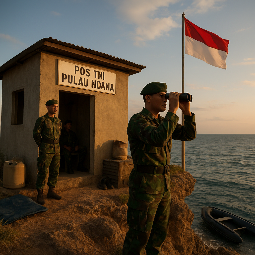 Pos Terdepan di Pulau Ndana, Nusa Tenggara Timur