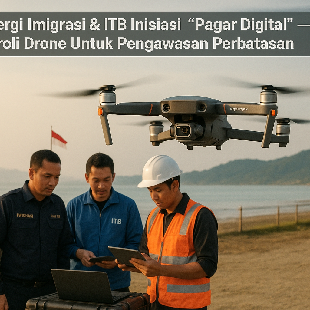 Sinergi Imigrasi dan ITB Inisiasi "Pagar Digital" Patroli Drone Untuk Pengawasan Perbatasan