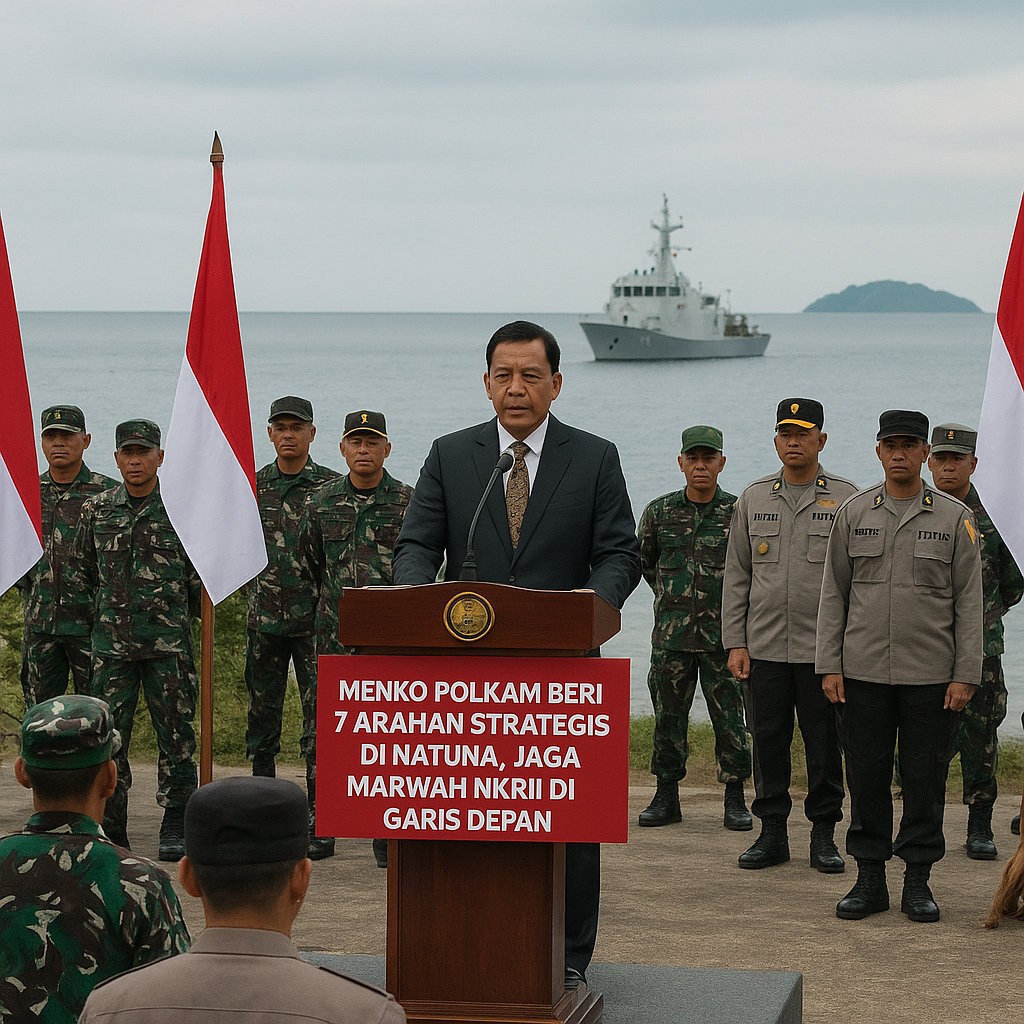 Menko Polkam Beri 7 Arahan Strategis di Natuna: Jaga Marwah NKRI di Garis Depan