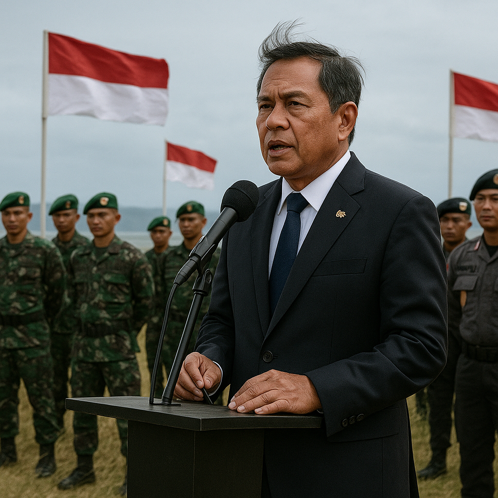 Dari Natuna, Menko Polkam Ingatkan TNI-Polri Perkuat Kedaulatan RI