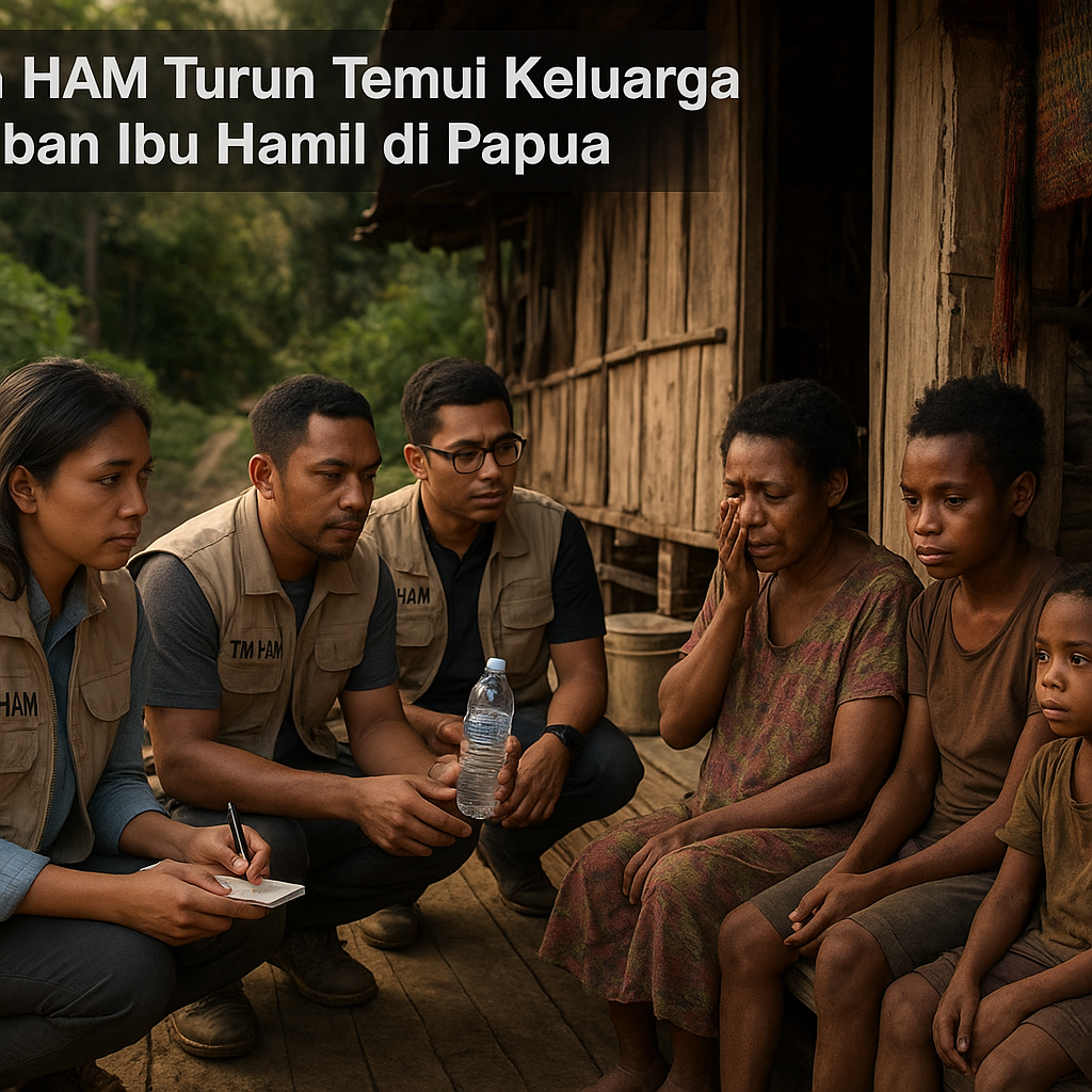 Tim HAM Turun Temui Keluarga Korban Ibu Hamil di Papua