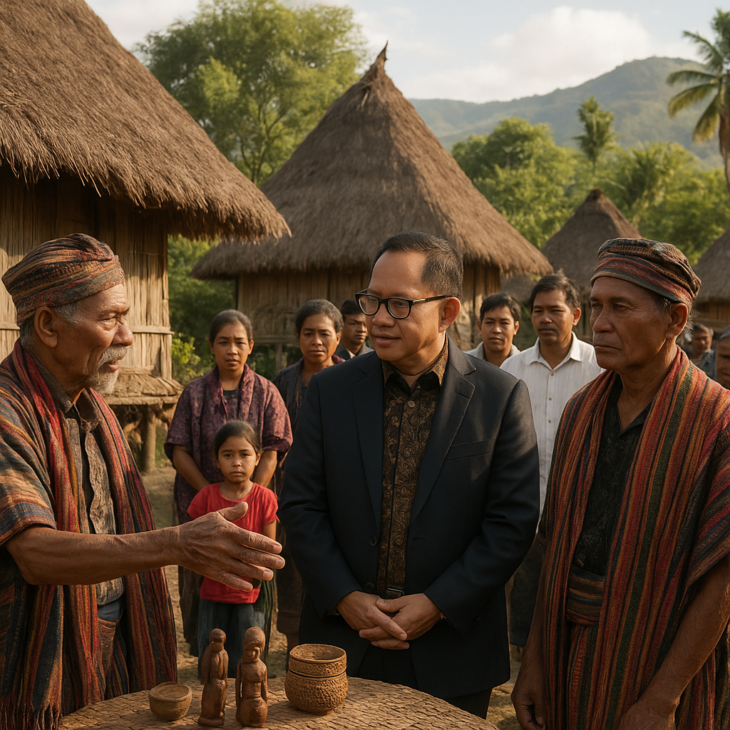 Mendagri Kagum Desa Adat Matabesi, Layak Jadi Warisan Budaya dan Destinasi Wisata
