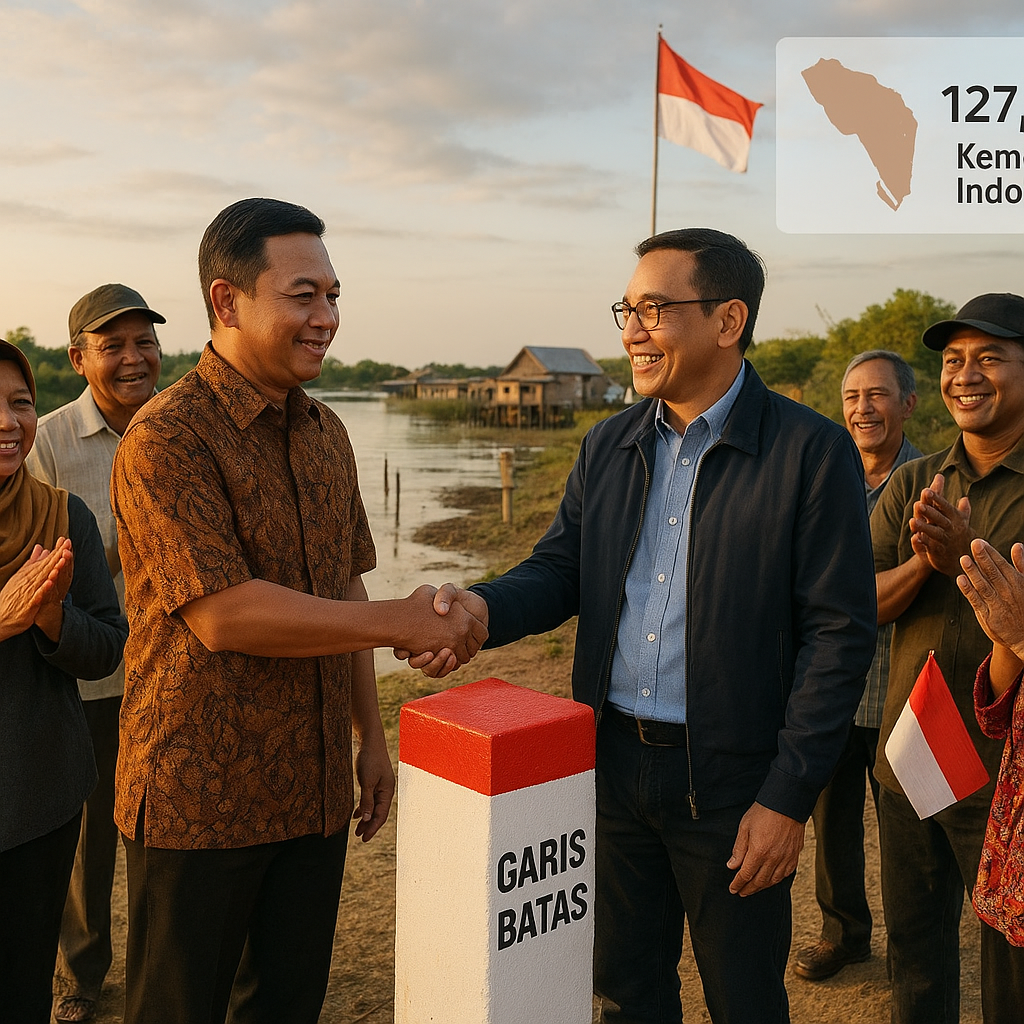 Garis Batas Baru di Sebatik, 127,3 Hektare Wilayah Malaysia Masuk Indonesia