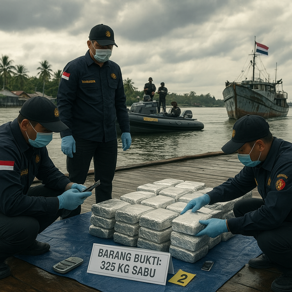 Bareskrim Ungkap Jaringan Narkoba Thailand-Aceh, 325 Kg Sabu Diamankan