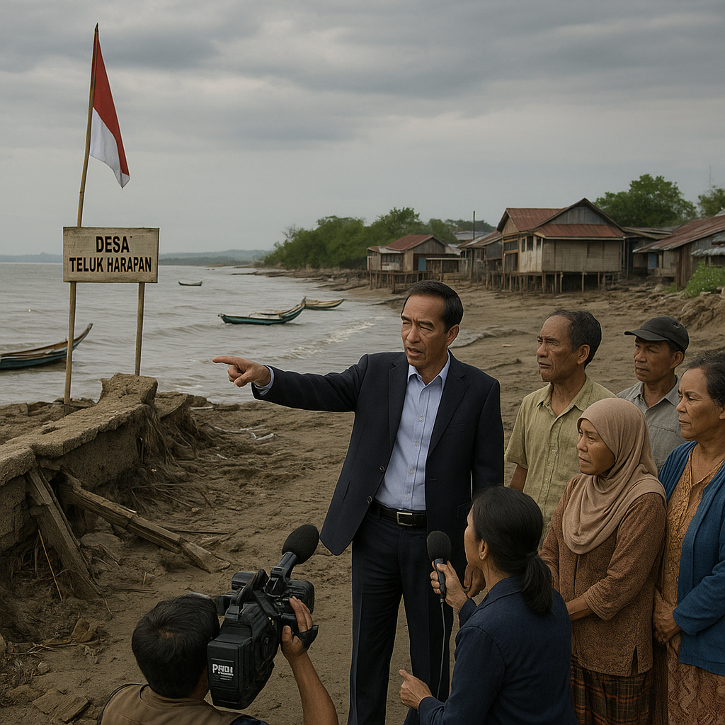 Abrasi Ancam Wilayah Perbatasan RI-Malaysia, Herzaky Bakal Perjuangkan Pembangunan Pengaman Pantai