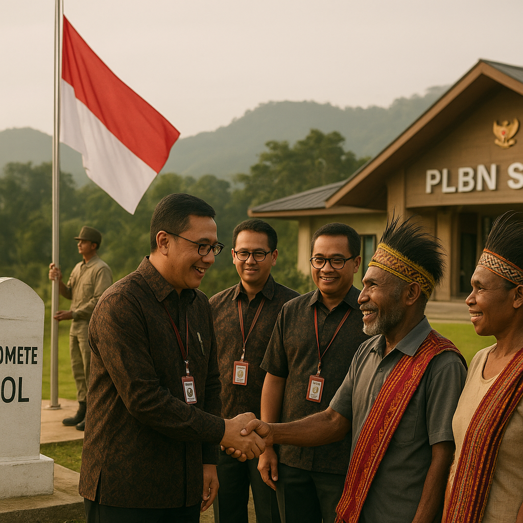 Kunjungi PLBN Sota, BPIP: Perkuat Ideologi Pancasila di Perbatasan Papua