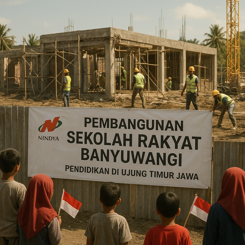 Nindya Karya Kebut Pembangunan Sekolah Rakyat Banyuwangi, Pendidikan di Ujung Timur Jawa