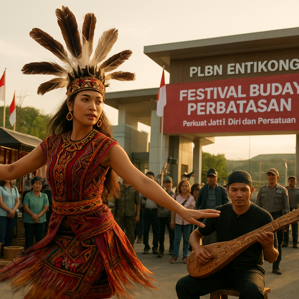 Festival Budaya Perbatasan di Entikong Perkuat Jati Diri dan Persatuan