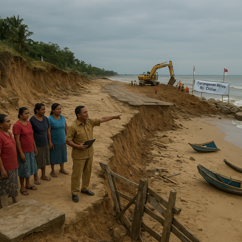 Abrasi Gerus Merauke, Garis Pantai Bergeser hingga 100 Meter