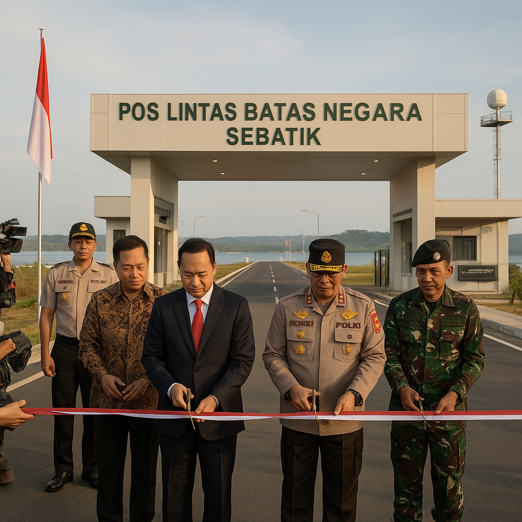 Pemerintah Indonesia Resmikan Penegasan Batas Pulau Sebatik dengan Malaysia, Bangun Sistem Pertahanan di Perbatasan