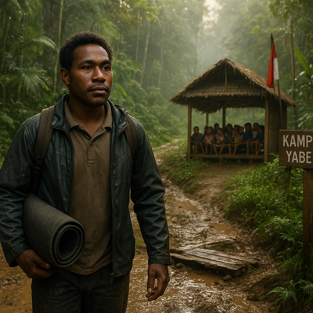 Kisah Pemuda Papua Pilih Jadi Guru di Kampung Perbatasan Darat RI-PNG