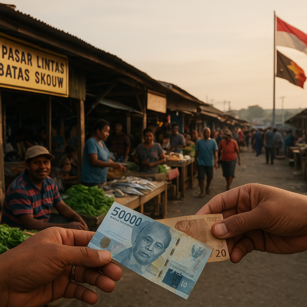Pasar Lintas Batas Skouw: Denyut Ekonomi dan Persaudaraan di Perbatasan RI-Papua Nugini