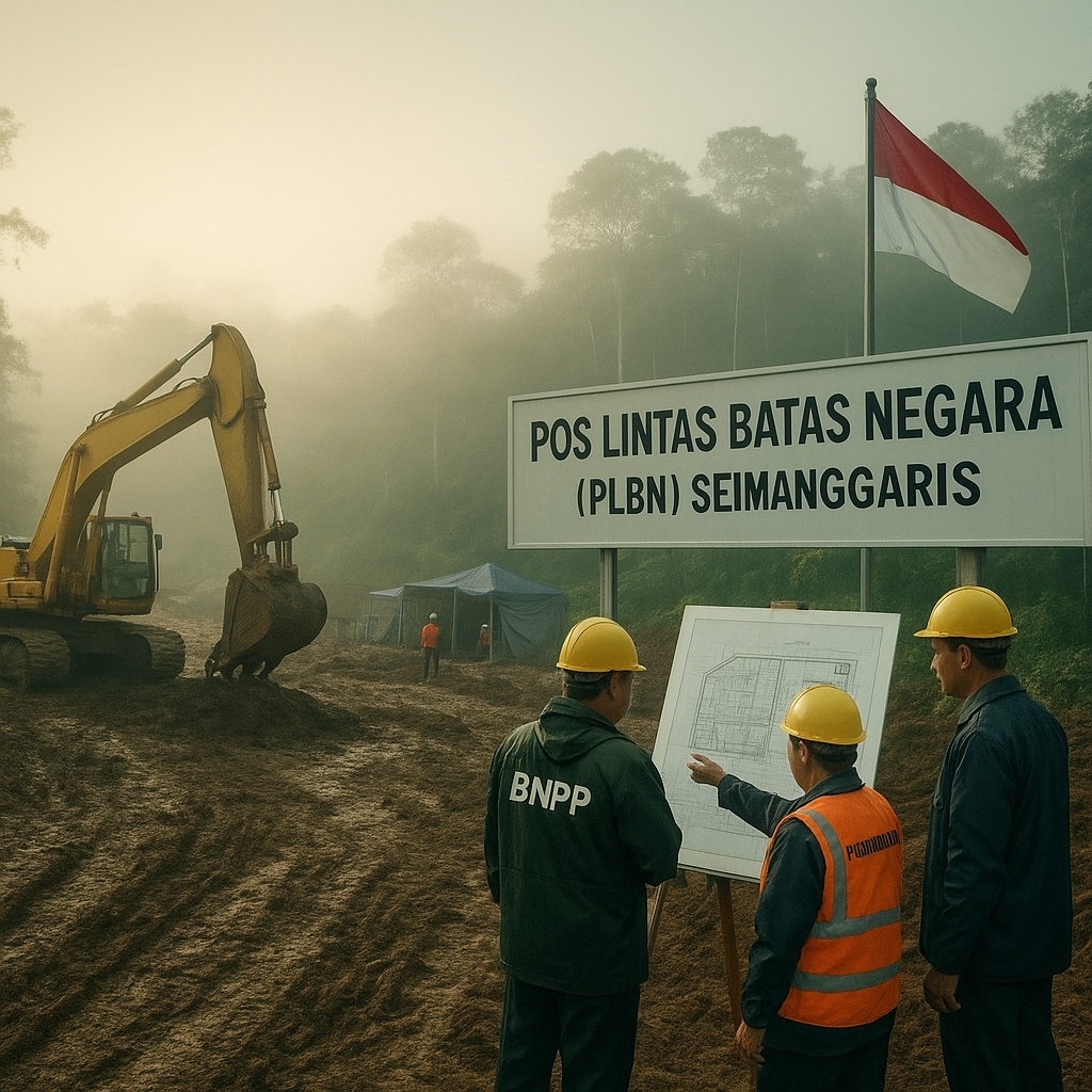 BNPP RI Percepat Persiapan Pembangunan PLBN Seimanggaris, Perkuat Koridor Ekonomi Kaltara