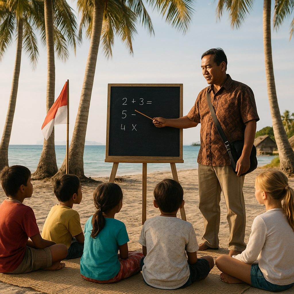 Pelajaran di Ujung Negeri: Guru Keliling Hadir untuk Anak-anak Perbatasan Miangas
