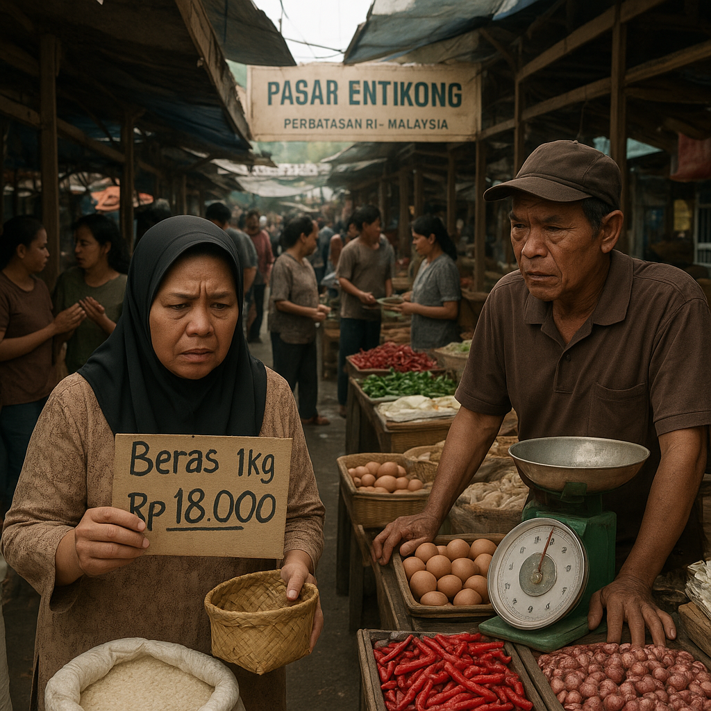 Warga Perbatasan Entikong Khawatir dengan Rencana Pembukaan Lintas Batas Terbatas, Takut Harga Bahan Pokok Naik
