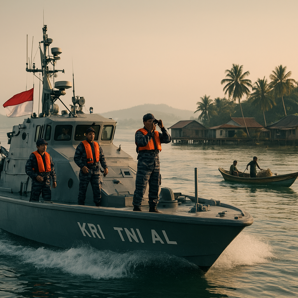 Menjaga Garis di Pulau Sebatik: Patroli TNI AL di Perairan Perbatasan