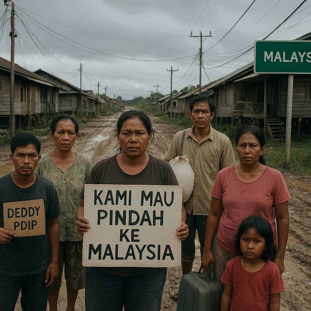 Deddy PDIP: Warga Perbatasan Kaltara Ancam Pindah ke Malaysia