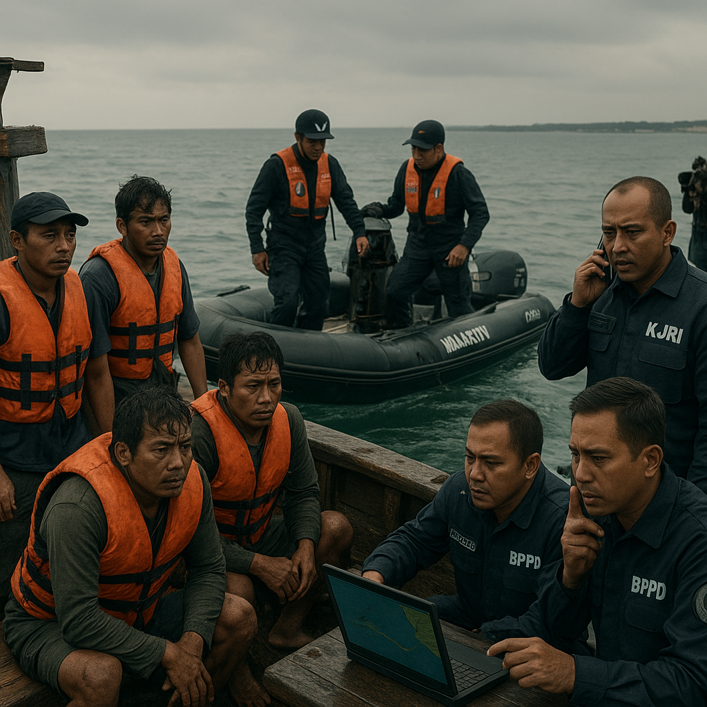 Tujuh Nelayan Kepri Ditahan Malaysia, BPPD Koordinasi dengan KJRI Kuching