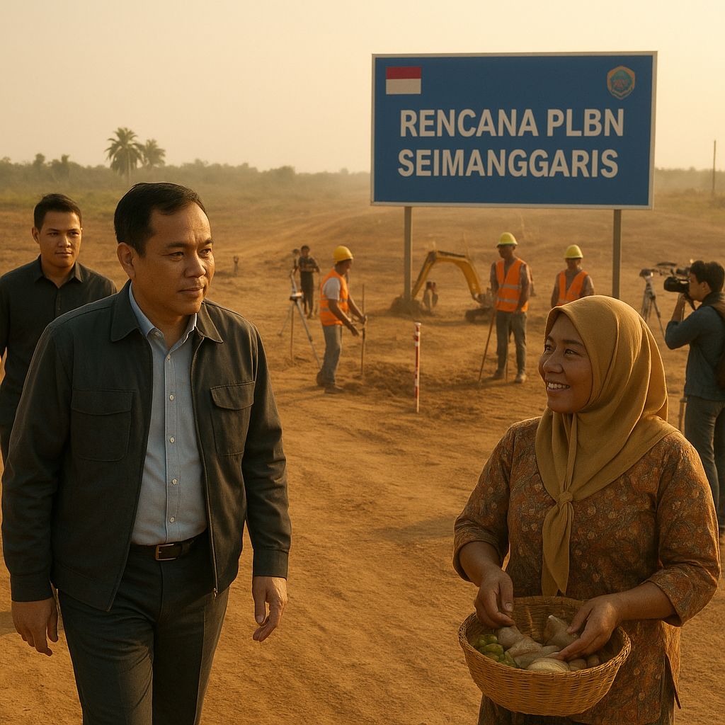 Kepala BNPP Tinjau Persiapan Pembangunan PLBN Seimanggaris, Perkuat Koridor Ekonomi Kaltara