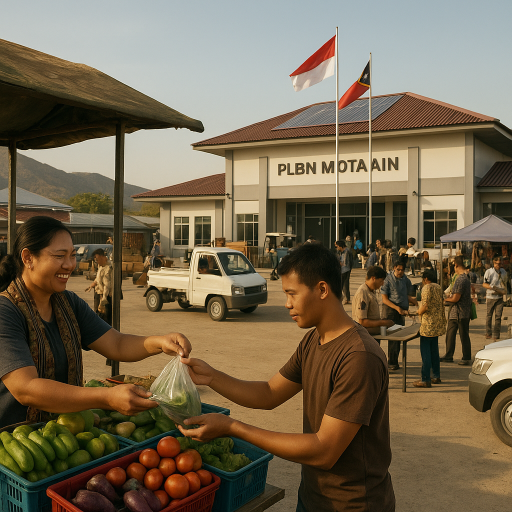 PLBN Motaain di NTT Jadi Pusat Pertumbuhan Ekonomi Baru