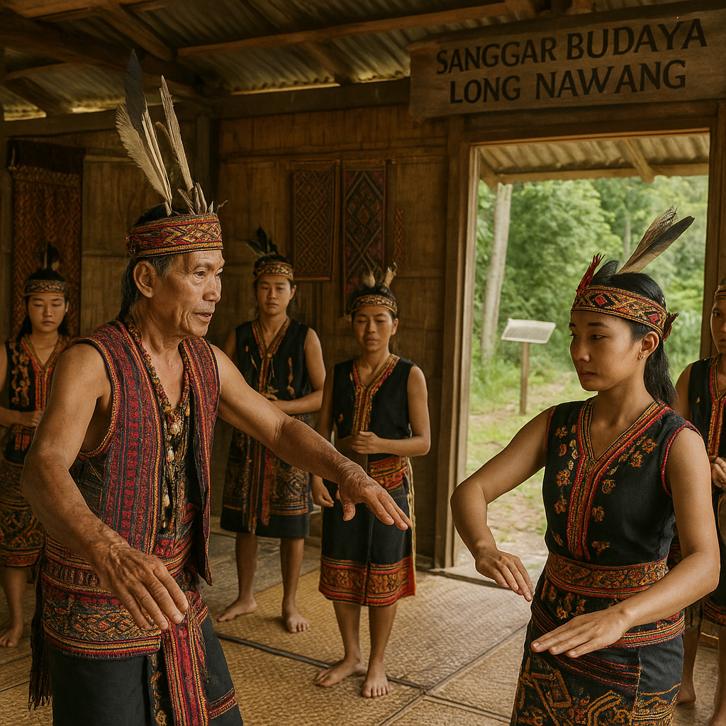 Sanggar Budaya di Long Nawang: Menjaga Tarian Dayak Kenyah di Tengah Hutan Perbatasan Kaltara