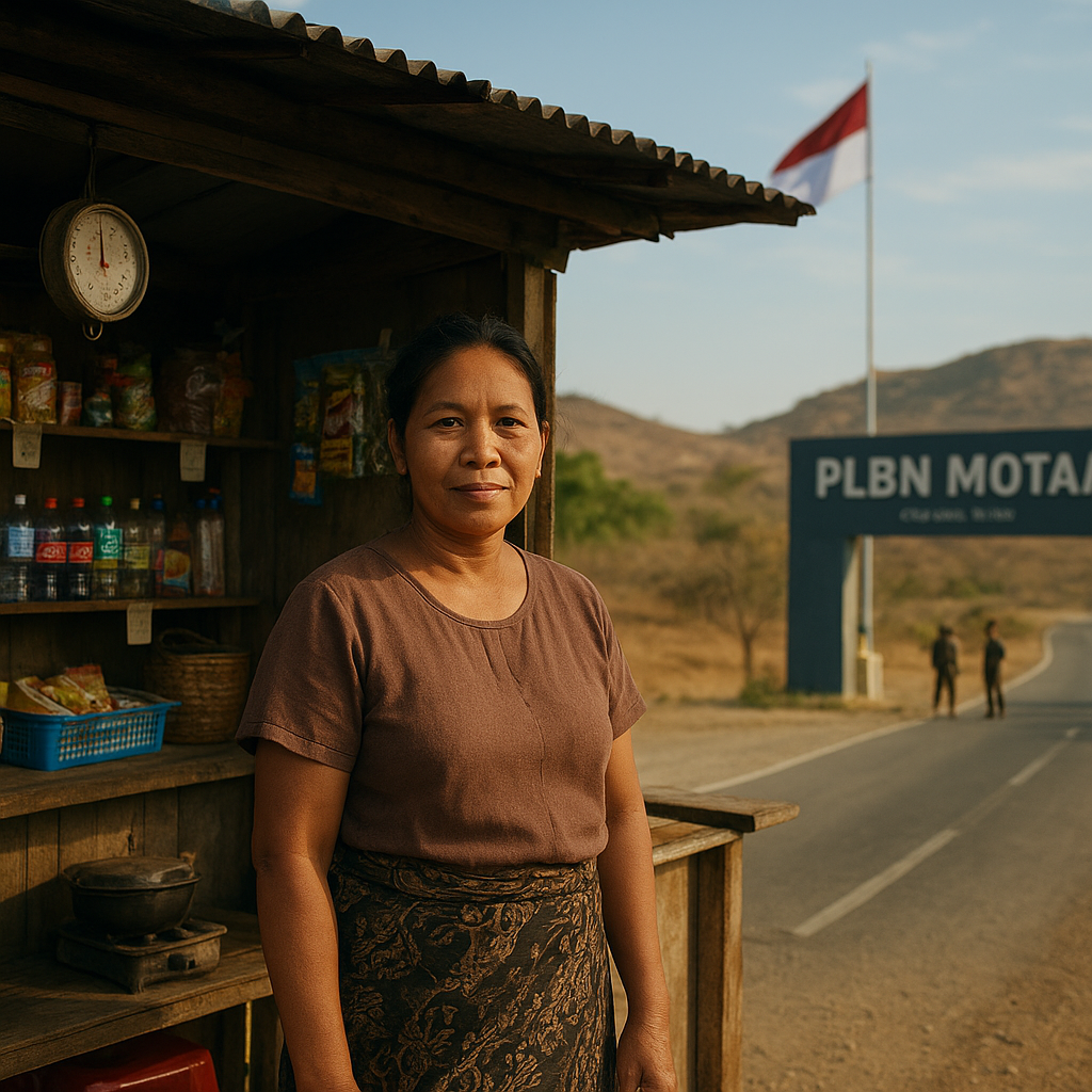 Kisah Perempuan Penjaga Warung di PLBN Motaain, NTT: Dari Dagang Sembari Menjaga Batas Negeri