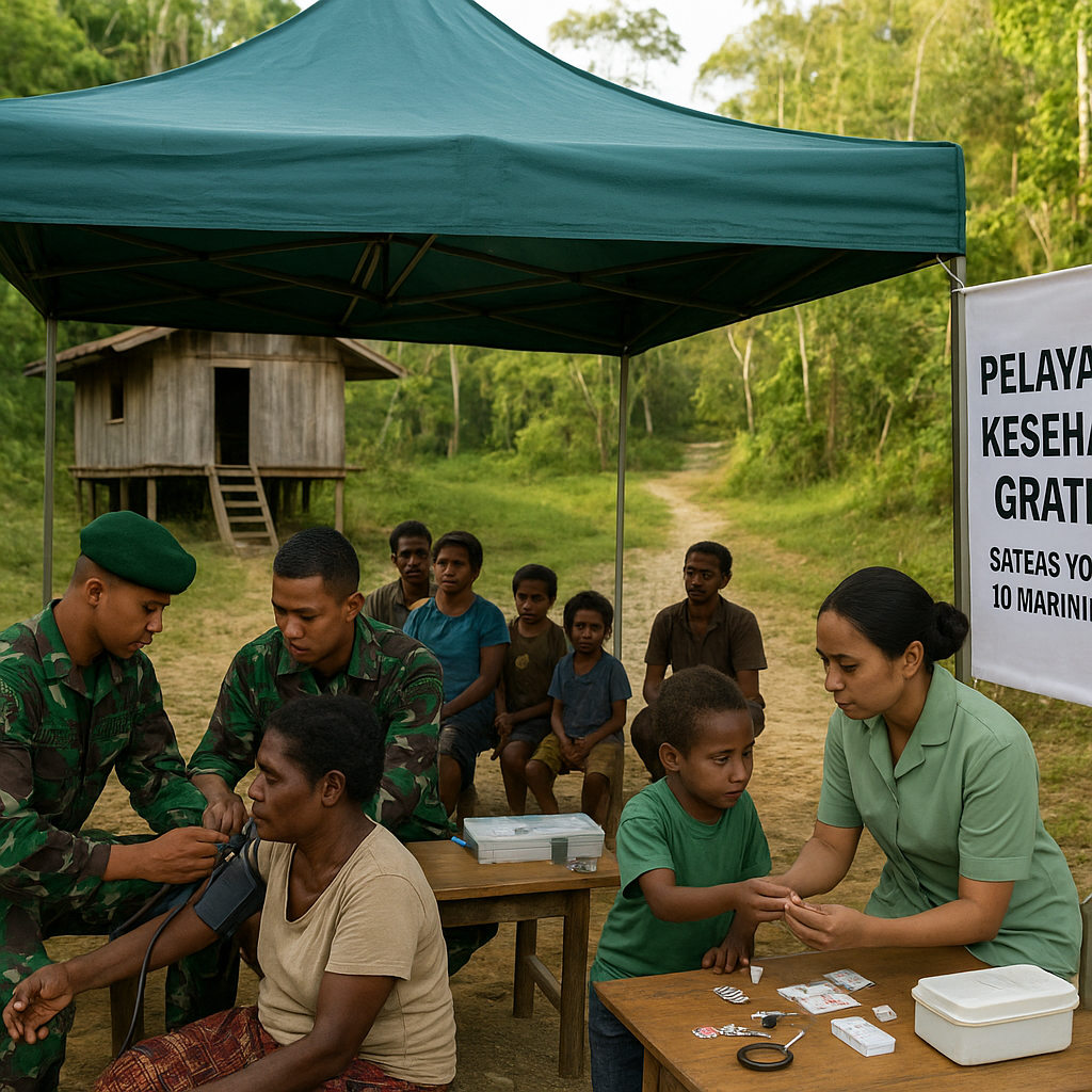 Oase Kesehatan di Kampung Fuog: Sentuhan Marinir SBY untuk Warga Perbatasan Maybrat