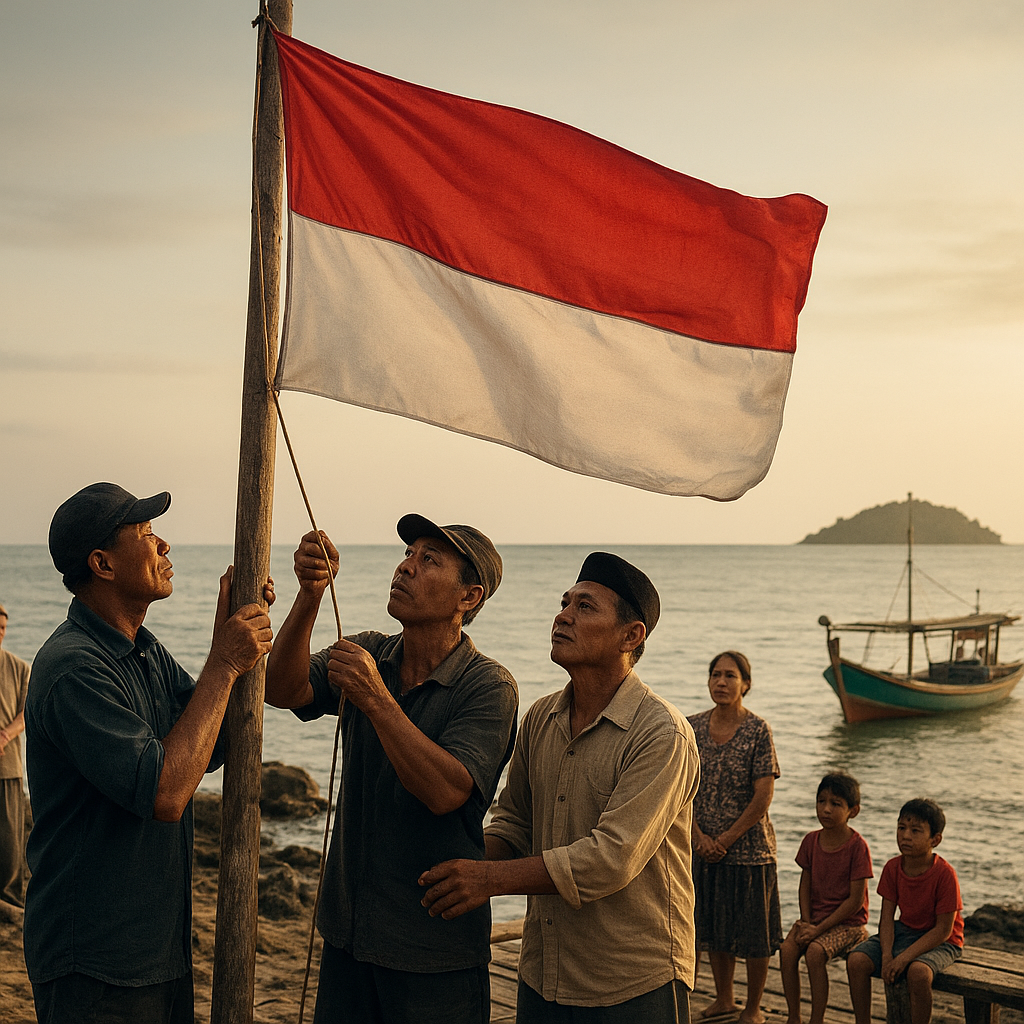 Upacara di Ujung Tanah: Pengibaran Sang Saka Merah Putih di Pulau Terluar Natuna