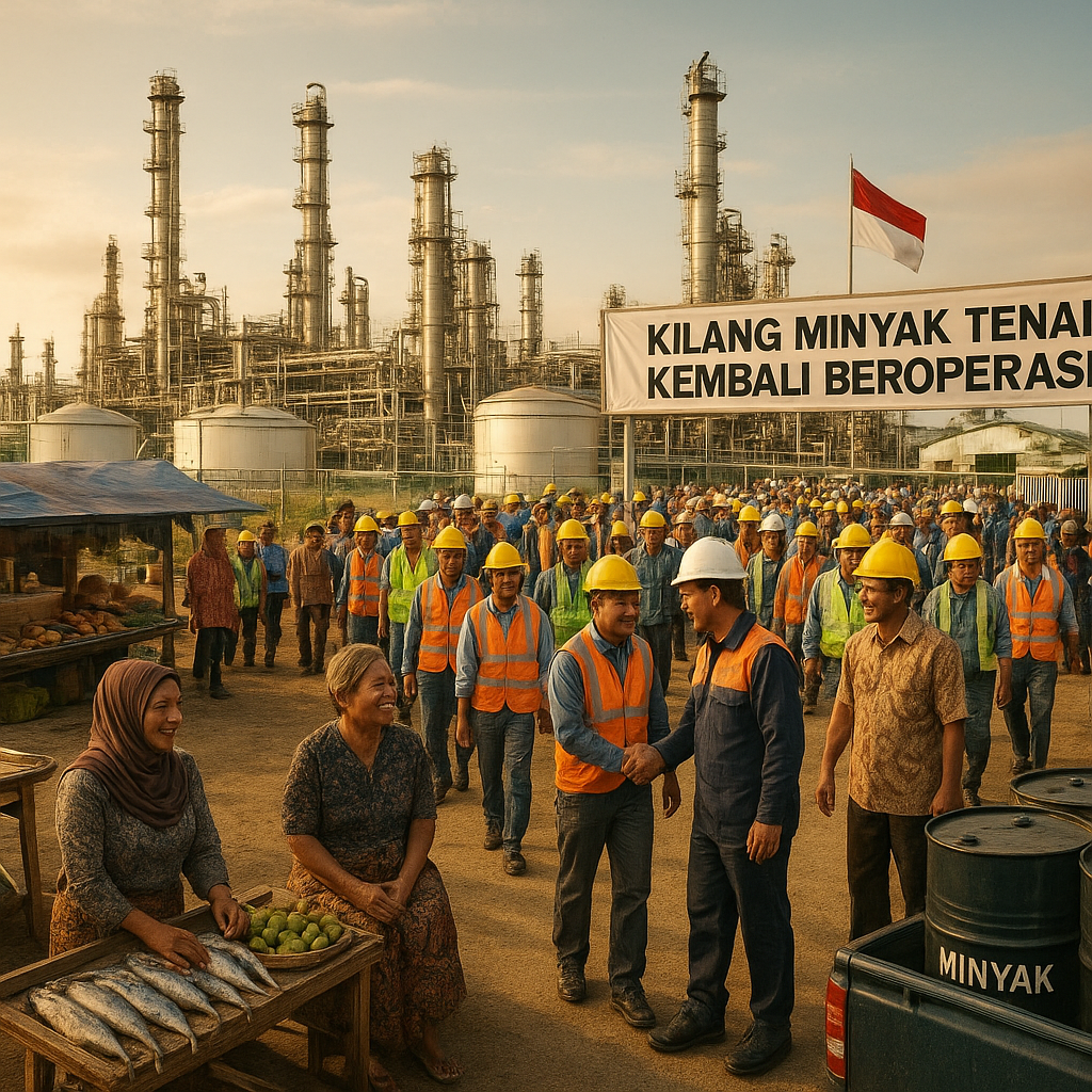 Kilang Minyak Tua di Perbatasan Maluku Tenar Kembali Beroperasi, Ekonomi Warga Menggeliat