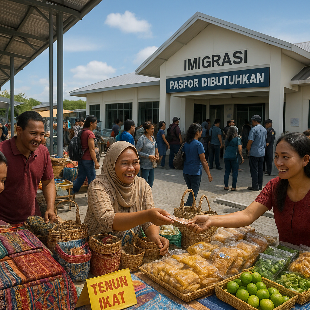 Evaluasi Pasar Batas PLBN Napan: Antusiasme UMKM TTU vs Kendala Mobilitas Warga Oecusse