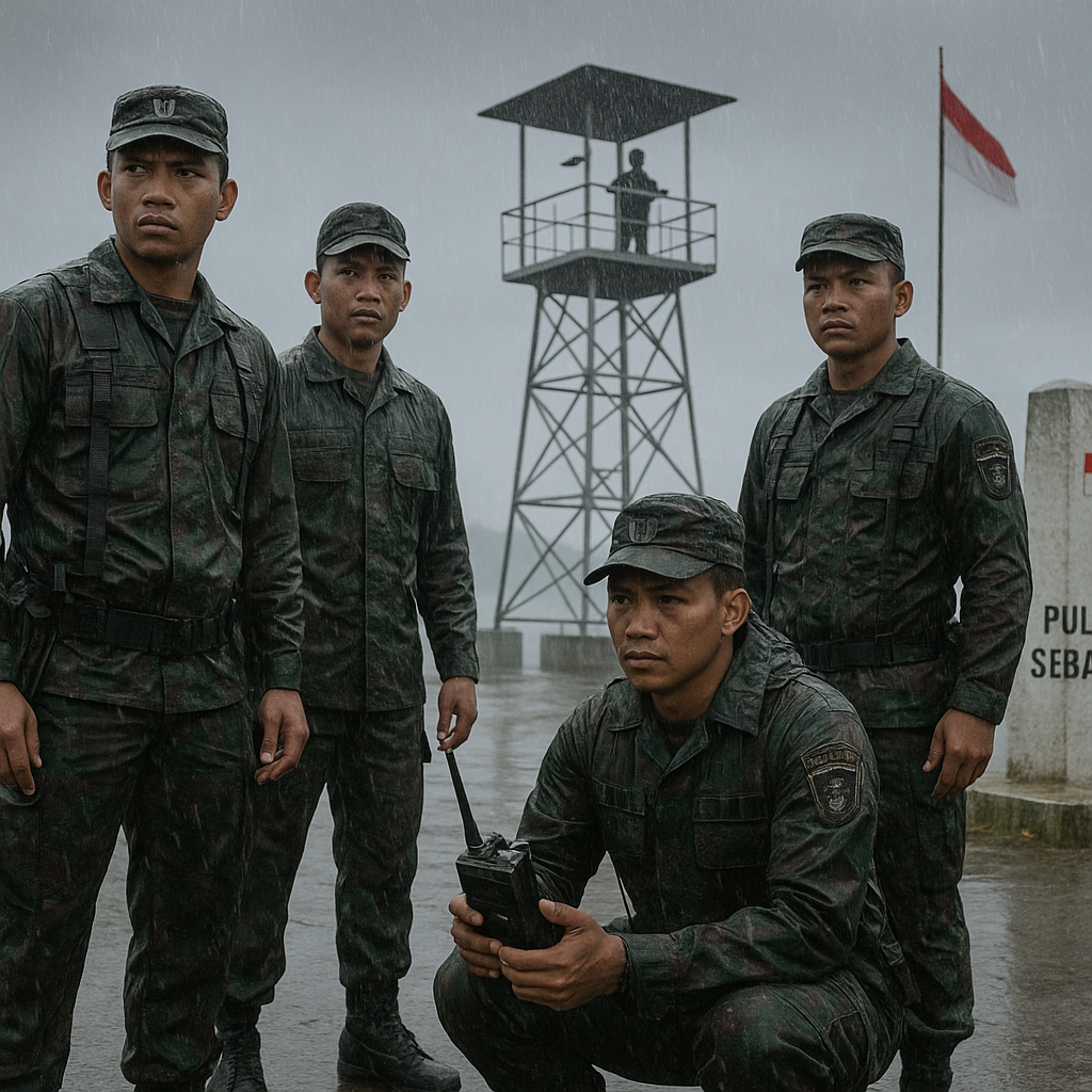 TNI Perkuat Kekuatan di Pulau Sebatik: Garda Terdepan di Perbatasan Sulawesi-Malaysia