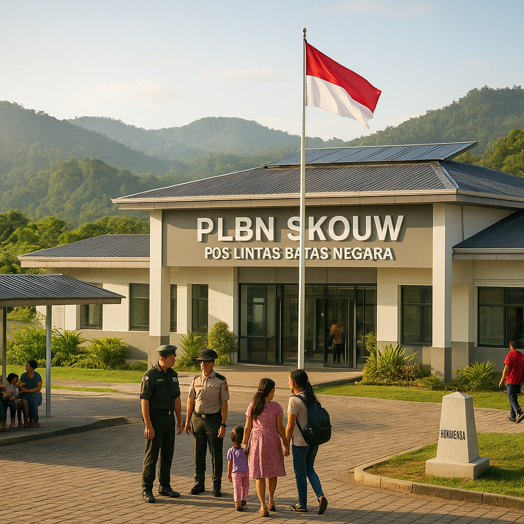 PLBN Skouw Ikon Pembangunan di Ujung Timur Indonesia