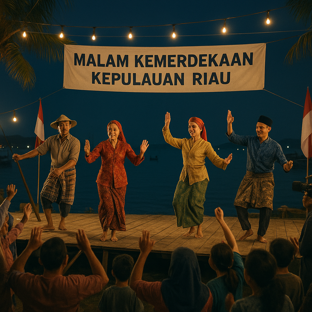Tarian Tradisional dari Perbatasan Meriahkan Malam Kemerdekaan di Kepulauan Riau