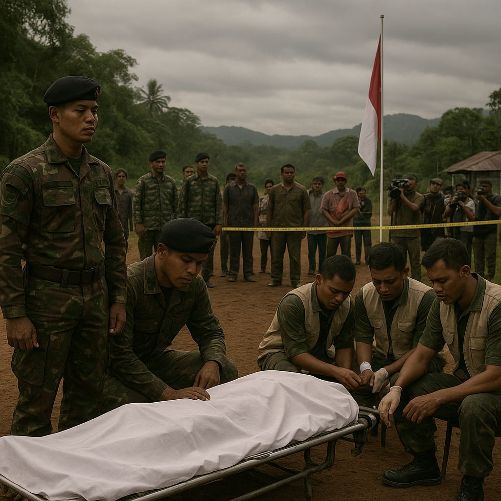 Duka di Hari Kemerdekaan: Prajurit TNI Tewas Ditembak OPM di Mimika