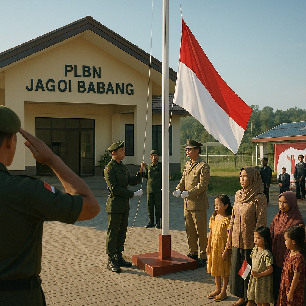 Kemhan di Jagoi Babang Perbatasan RI-Malaysia: Kedaulatan Tak Hanya Slogan