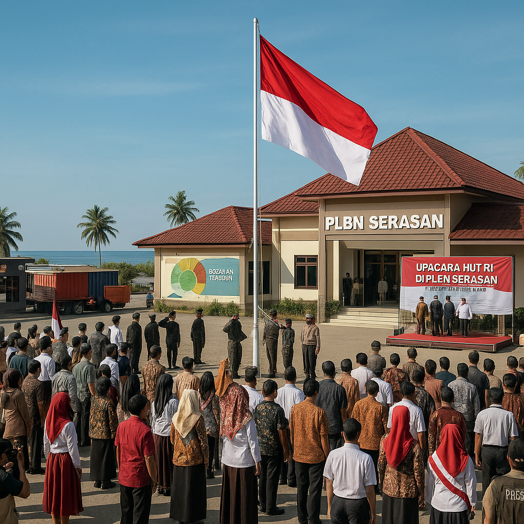 PLBN Serasan jadi Lokasi Upacara HUT RI, Perkuat Peran sebagai Gerbang Ekonomi