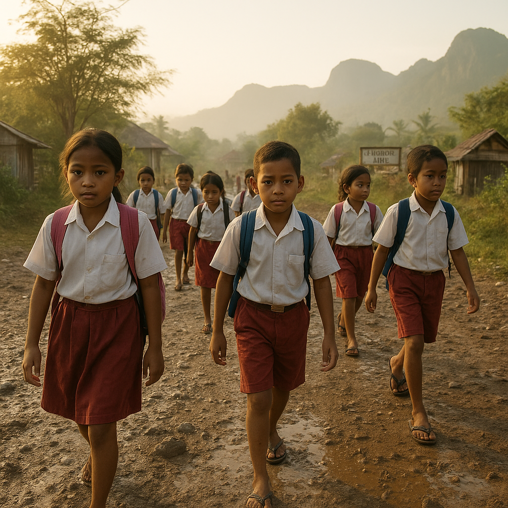 Dari Pelosok Atambua, Anak-Anak Ini Berjalan 7 Kilometer Demi Sekolah