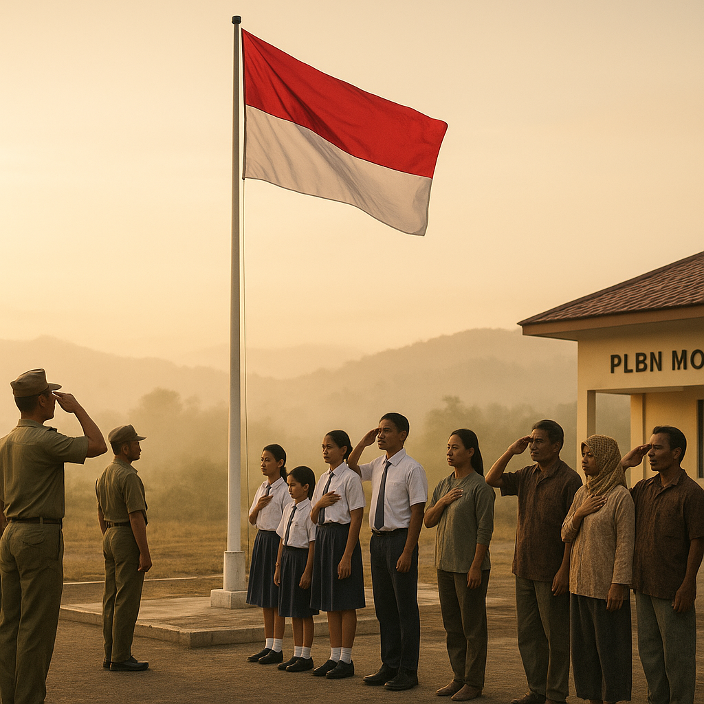 Upacara Bendera di PLBN Motaain: Semangat Nasionalisme di Ujung Negeri