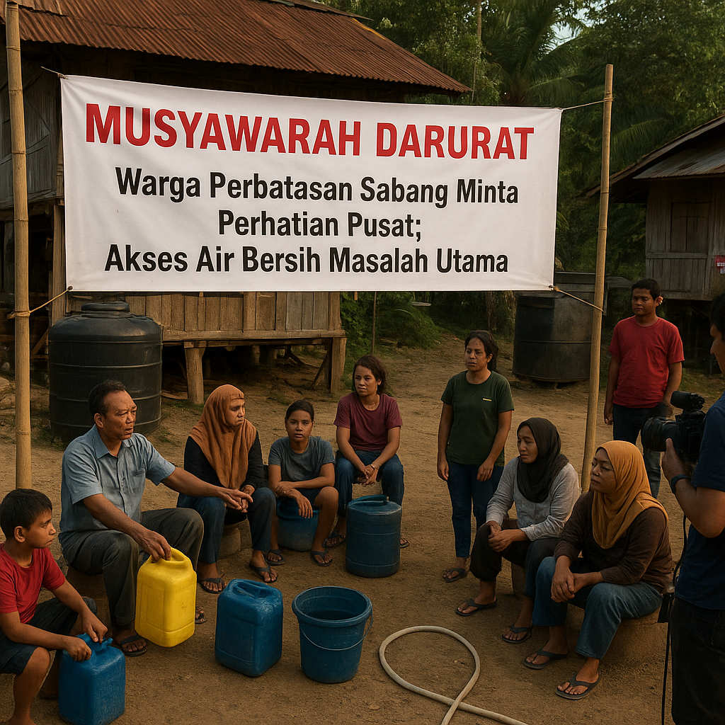 Warga Perbatasan Sabang Minta Perhatian Pusat: Akses Air Bersih Masalah Utama