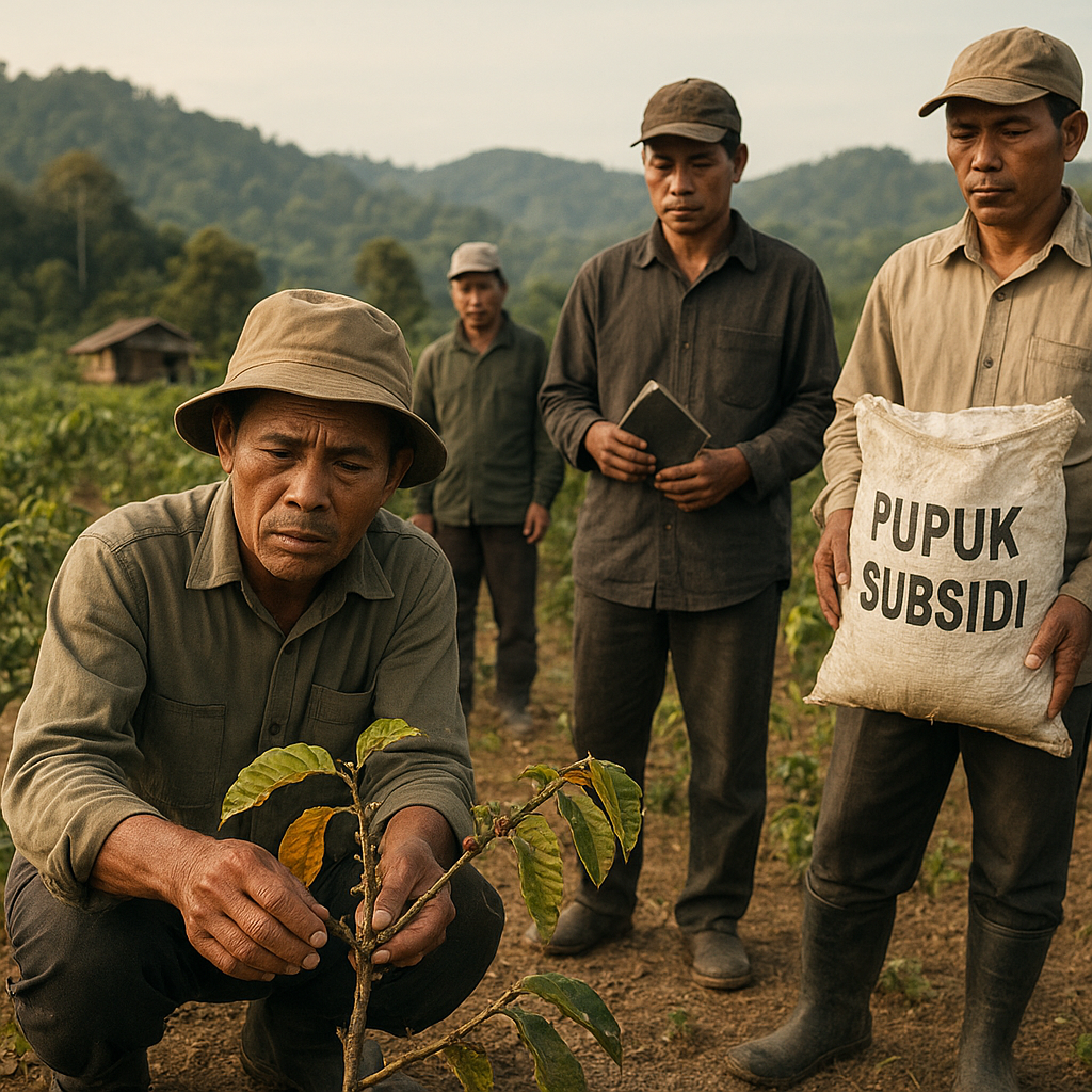 Suara Perbatasan: Petani Kopi di Bengkayang Ingin Pupuk Subsidi Tepat Sasaran